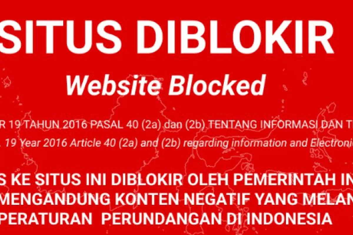 blokir website